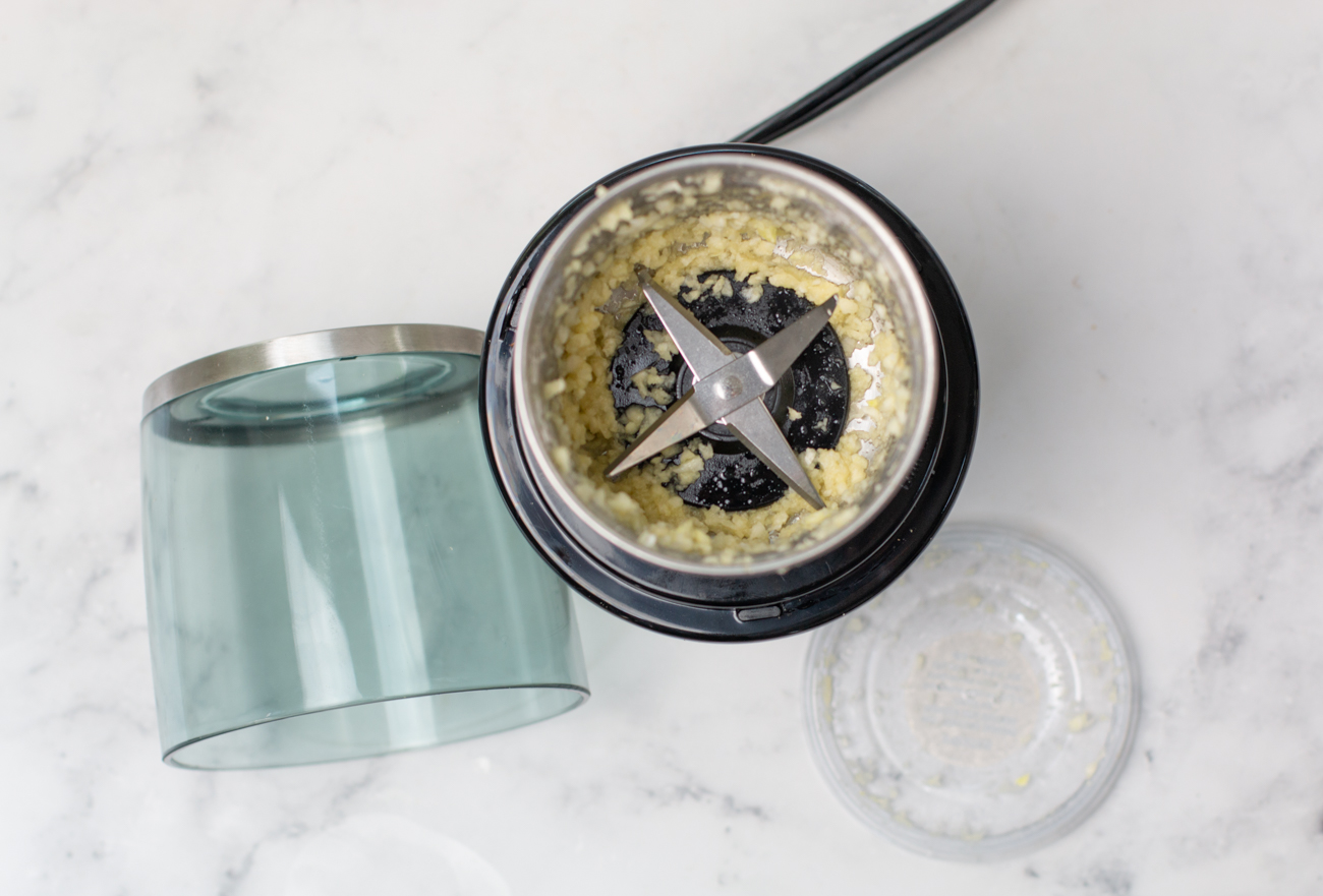 Chop a lot of Garlic? This spice grinder does the job well! 