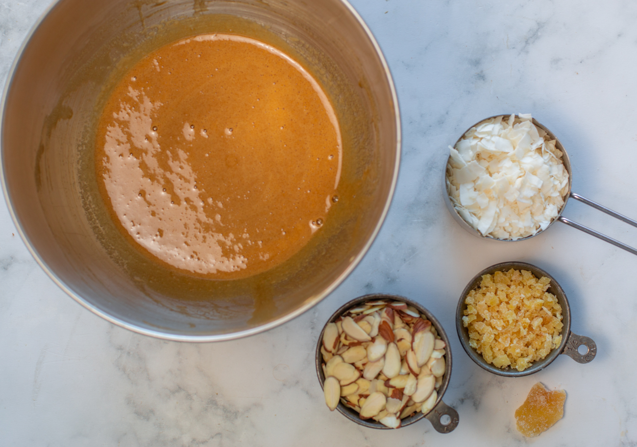 Filling ingredients for the Toffee Bars