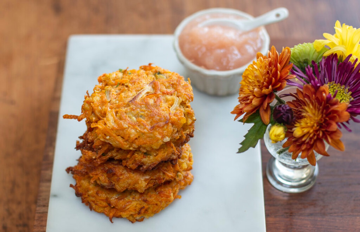 The Best Butternut Squash Latkes! (an updated “potato” pancake)