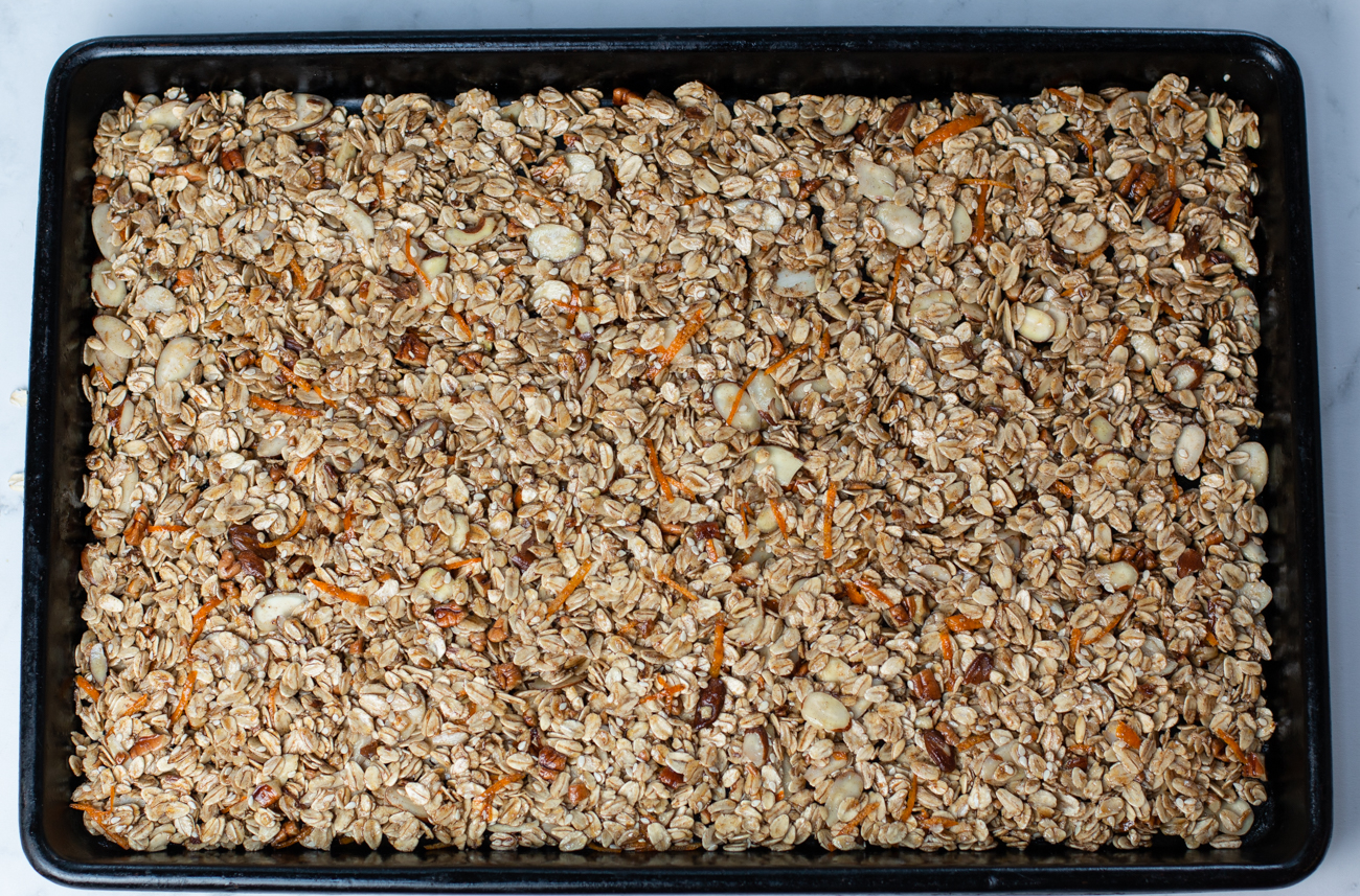 Natural Orange Oat & Nut Granola ready bake at 325 degrees