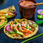 Karen's Mexican Pulled Chicken Tinga - and how to make fabulous tacos!