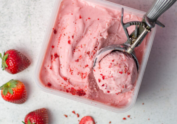 Karen's Strawberry Frozen Yogurt