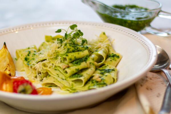 Karen's Winter Pesto ~ Arugula + Parsley