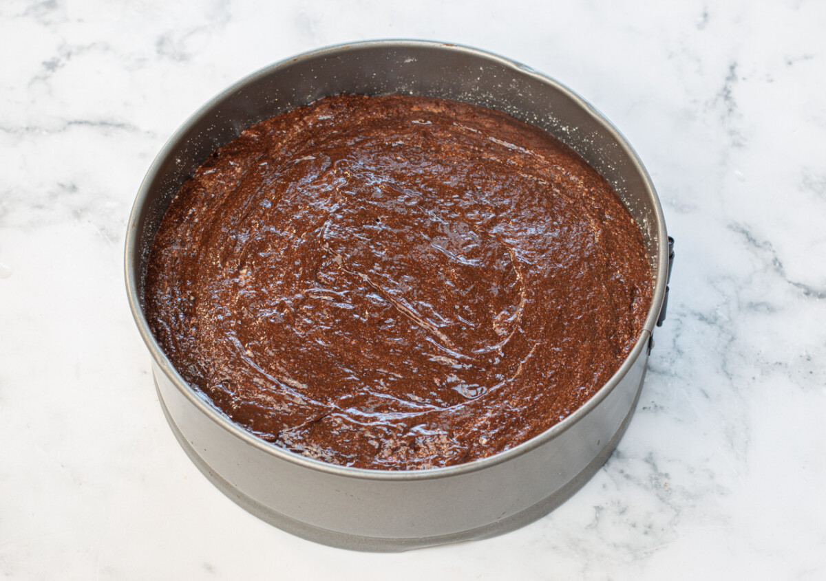 Flourless Chocolate Mousse Cake with Crushed Raspberry Coconut Whipped ...