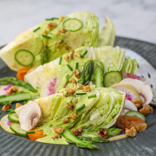 Karen’s Spring Green Herbal Ranch Dressing & Salad A Zest for Life