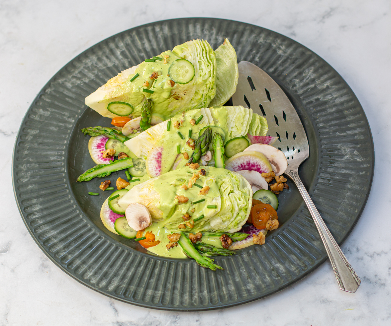 Karen’s Spring Green Herbal Ranch Dressing & Salad