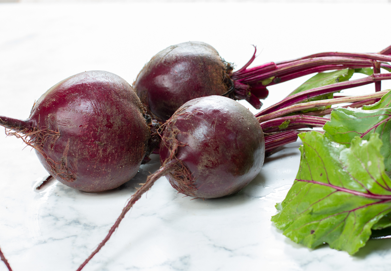 Ruby Beets for Cool Beet Soup with Kefir and Pickled Beet Stems 