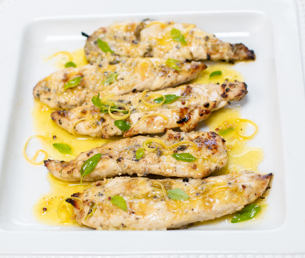 Fennel Salad and Perfect Grilled Chicken with Karen's Lemon-Oregano Marinade 