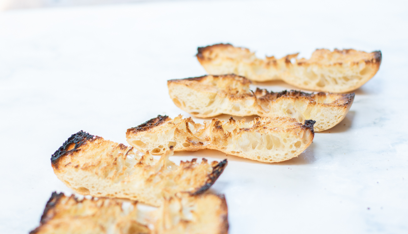 Toasted Turkish Bread for Pan Con Tomate 