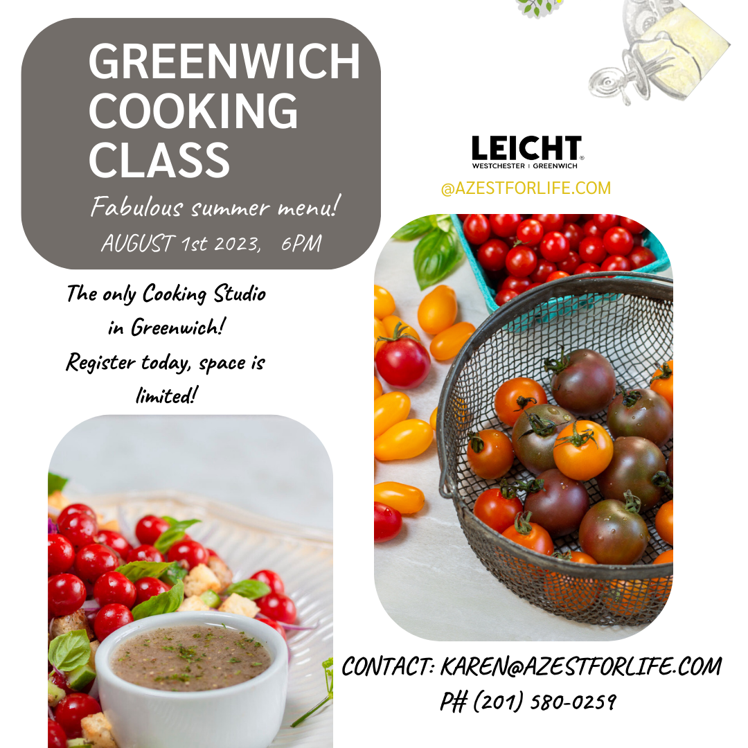 Leicht Greenwich Summer 2023 Cooking Class with Karen Sheer