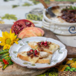 Party Caramelized Red Onions & Apple Baked Brie