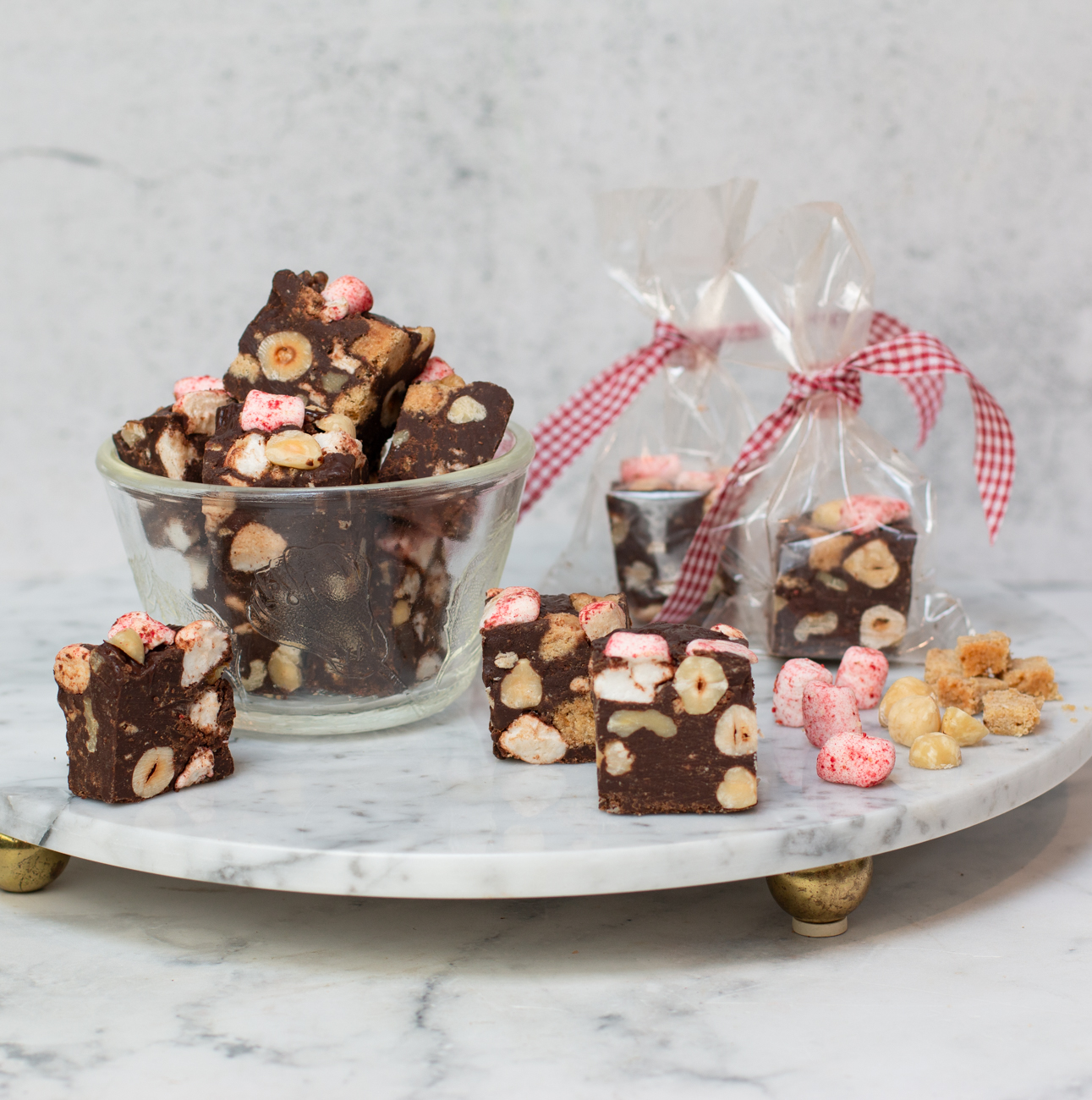 Holiday Rocky Road Candy - Gluten Free