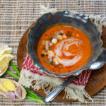 Karen's Thai Tomato Coconut Soup with Lentils and Silken Tofu
