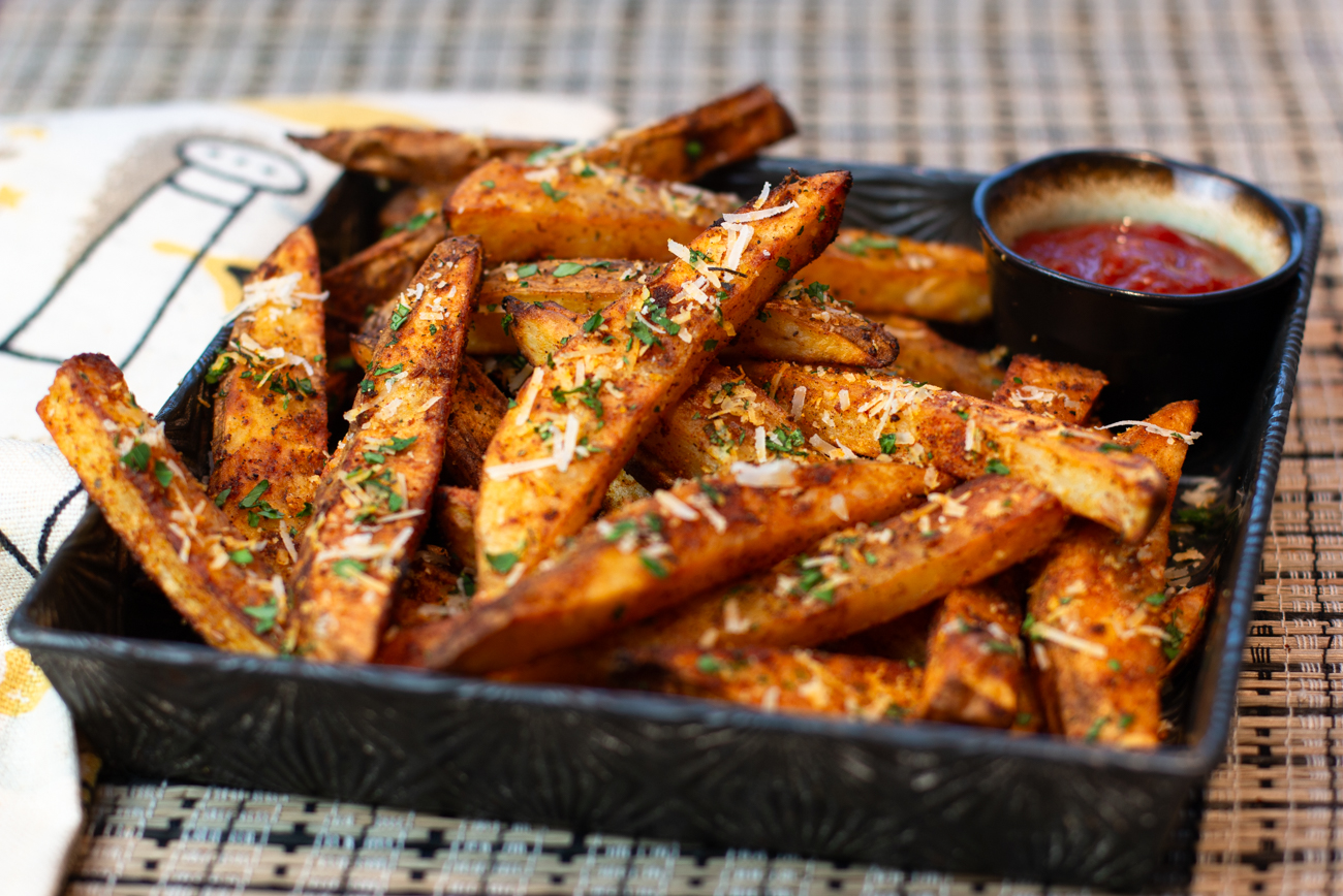 Easy Russet Fries with My Sazón Seasoning with Parmesan & Parsley