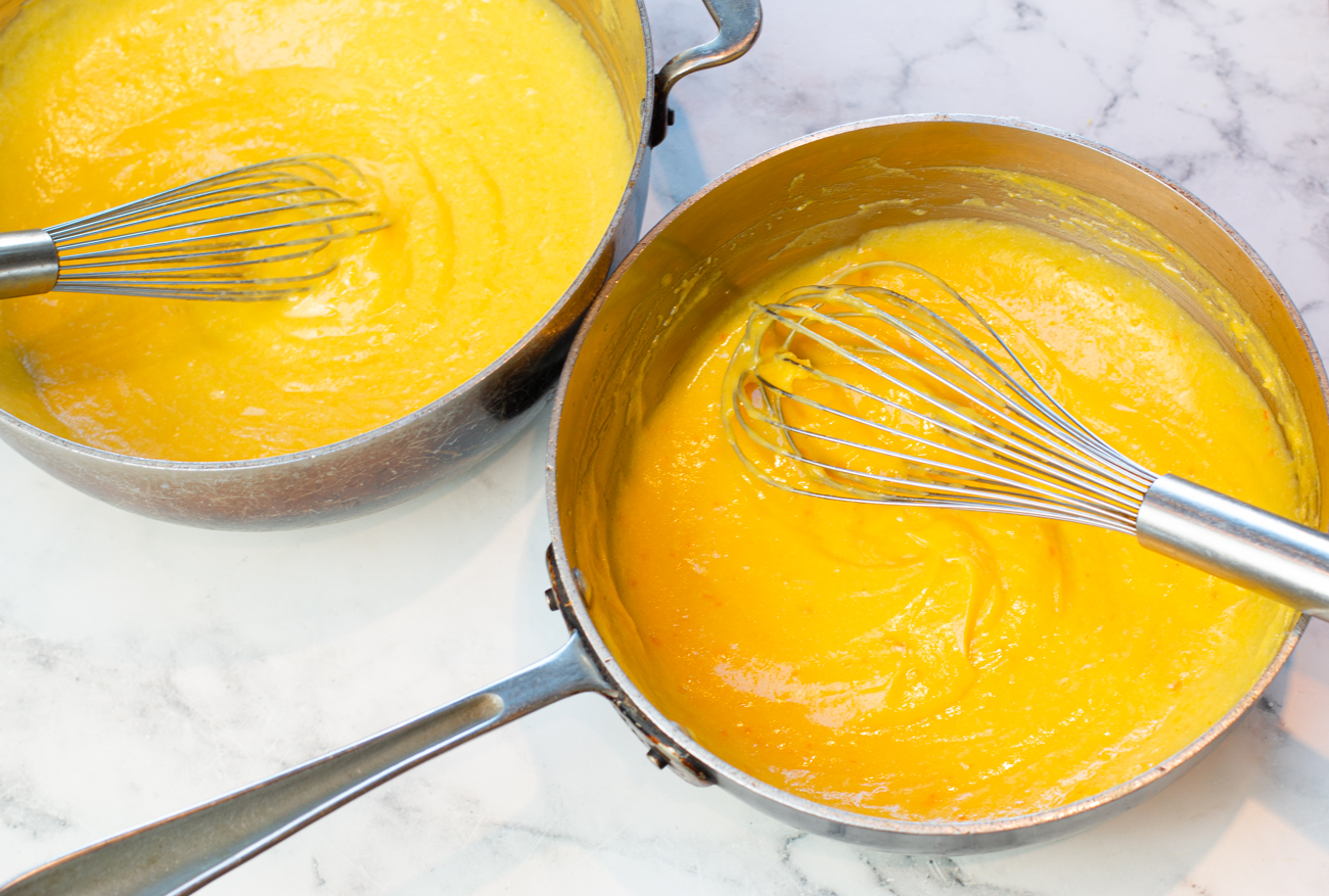 The Orange-Lemon Curd Filling cooks in just minutes