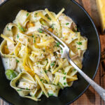 Creamy Turkey Vegetable & Pasta (no cream!) - an after Thanksgiving Recipe