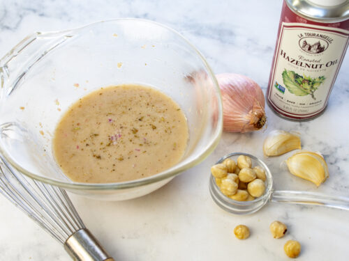 Karen's Hazelnut Vinaigrette - it's a little creamy!