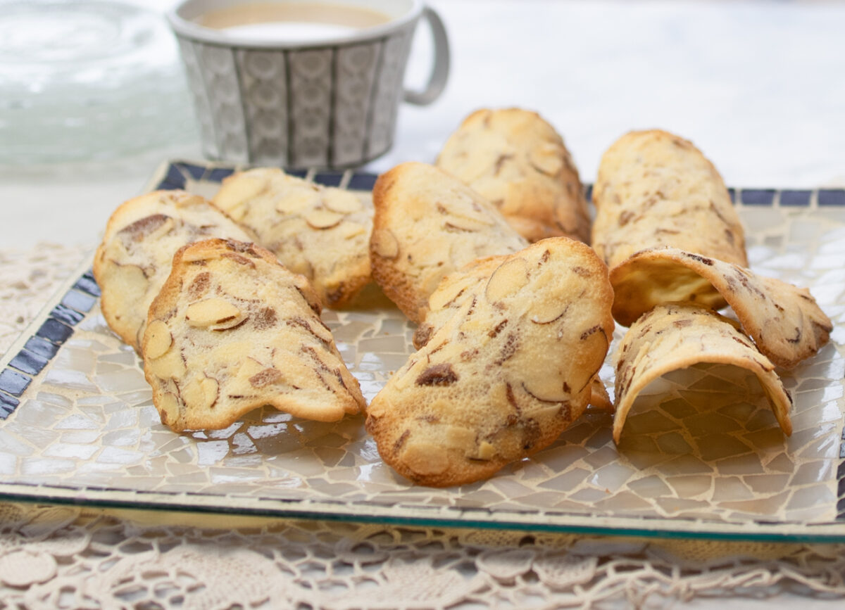 Karen's Almond Tuile Cookies - They're Gluten Free!