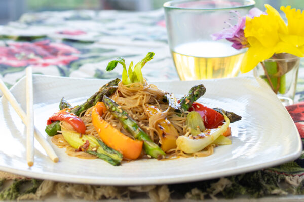 The Ultimate Szechuan Stir-Fry Sauce ~ with Veggies with Rice Vermicelli