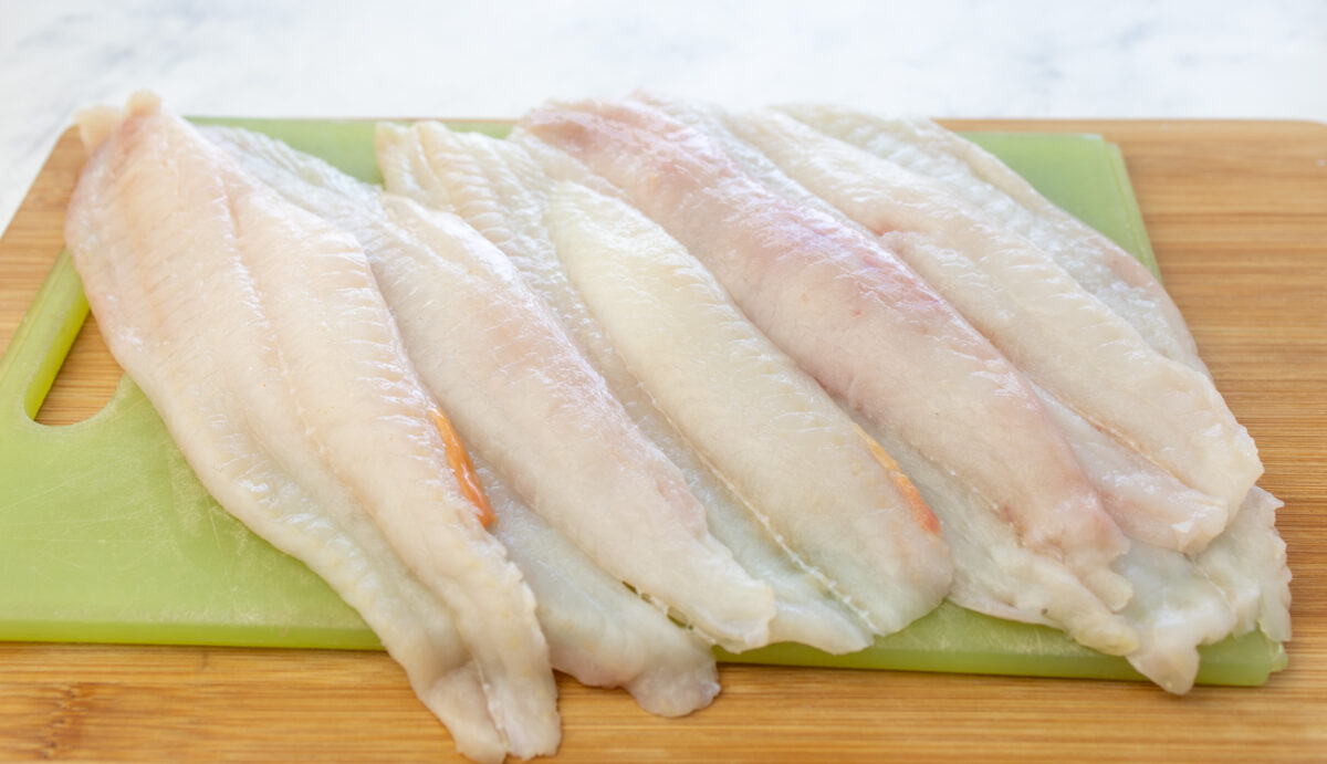 Sole Wrapped Salmon with Chermoula Sauce: