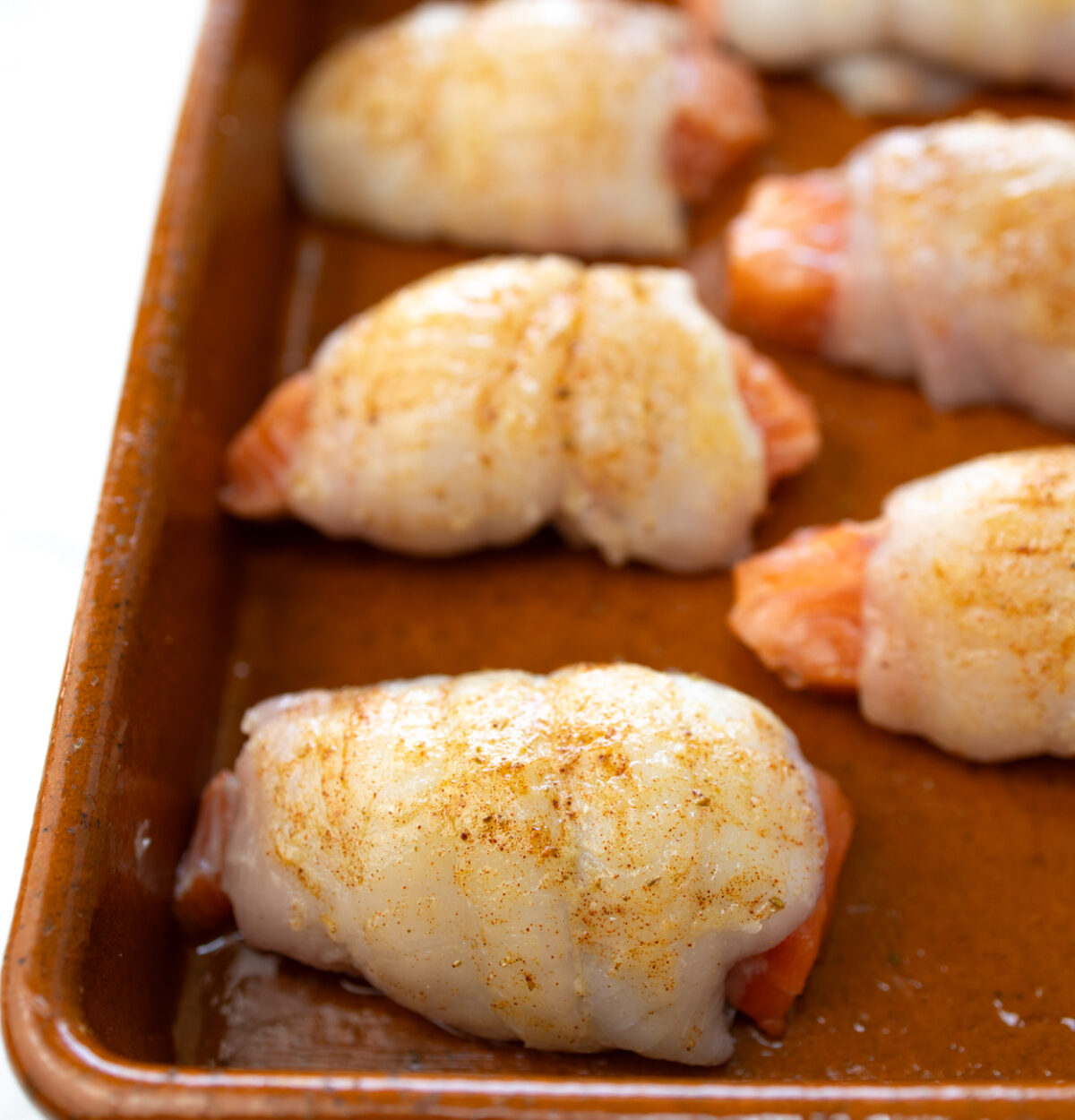 Karen's Sole Wrapped Sole with Chermoula Sauce 