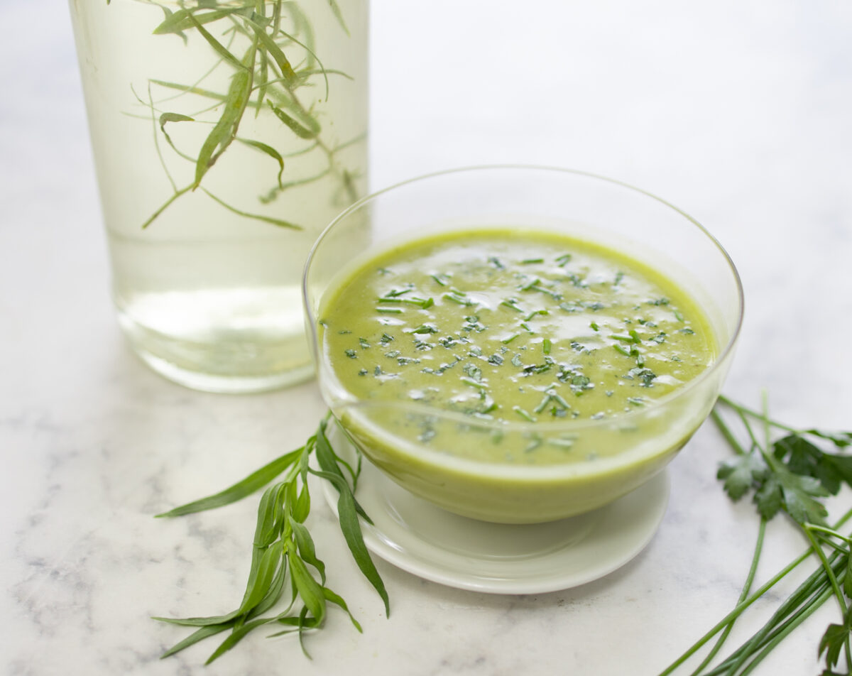 French Tarragon Vinaigrette & Salad