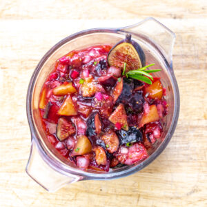 Karen's Fresh Fig & Plum Salsa