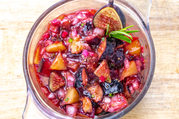 Karen's Fresh Fig & Plum Salsa