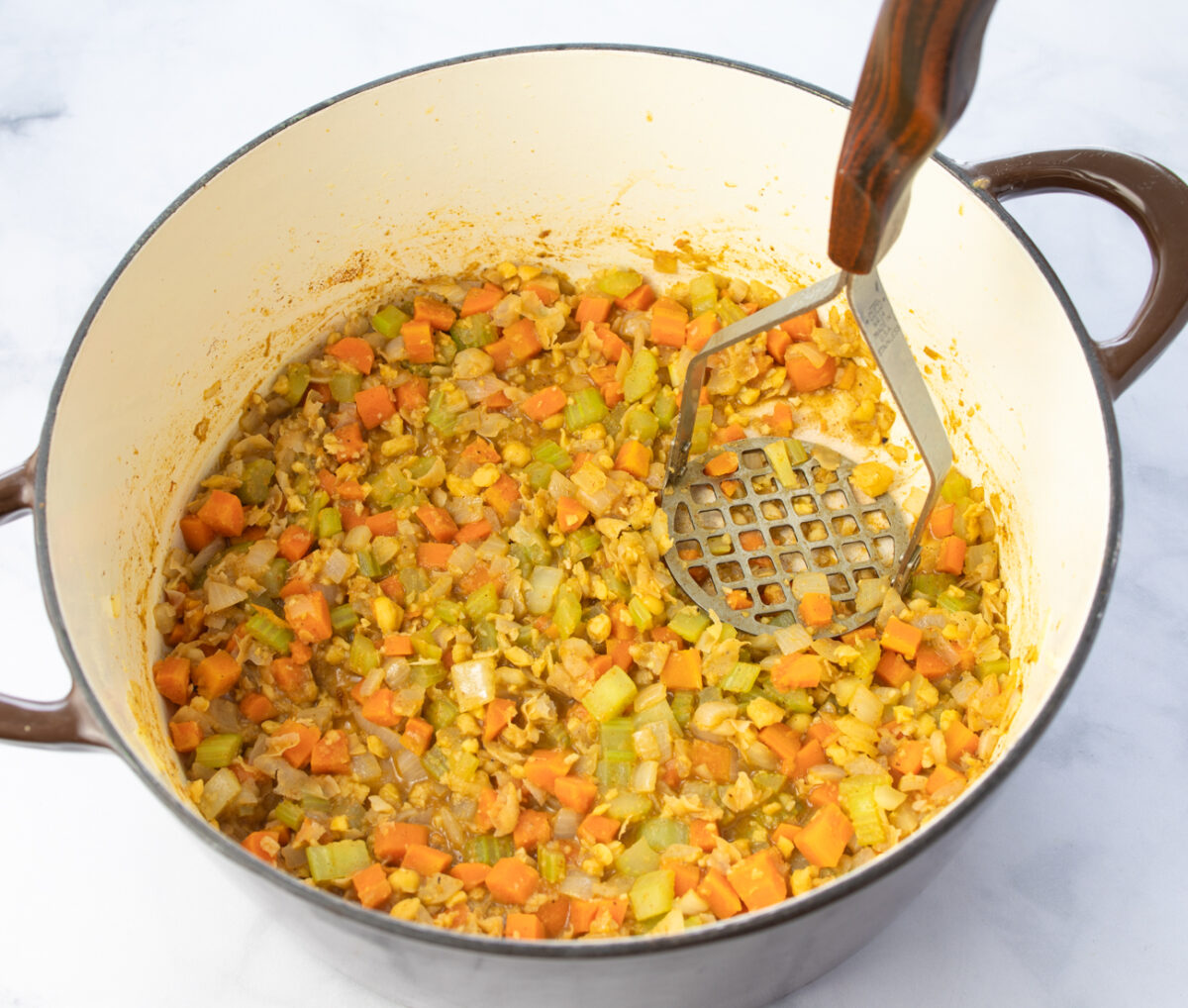 Middle Eastern Comforting Chickpea Soup with Falafel Seasonings