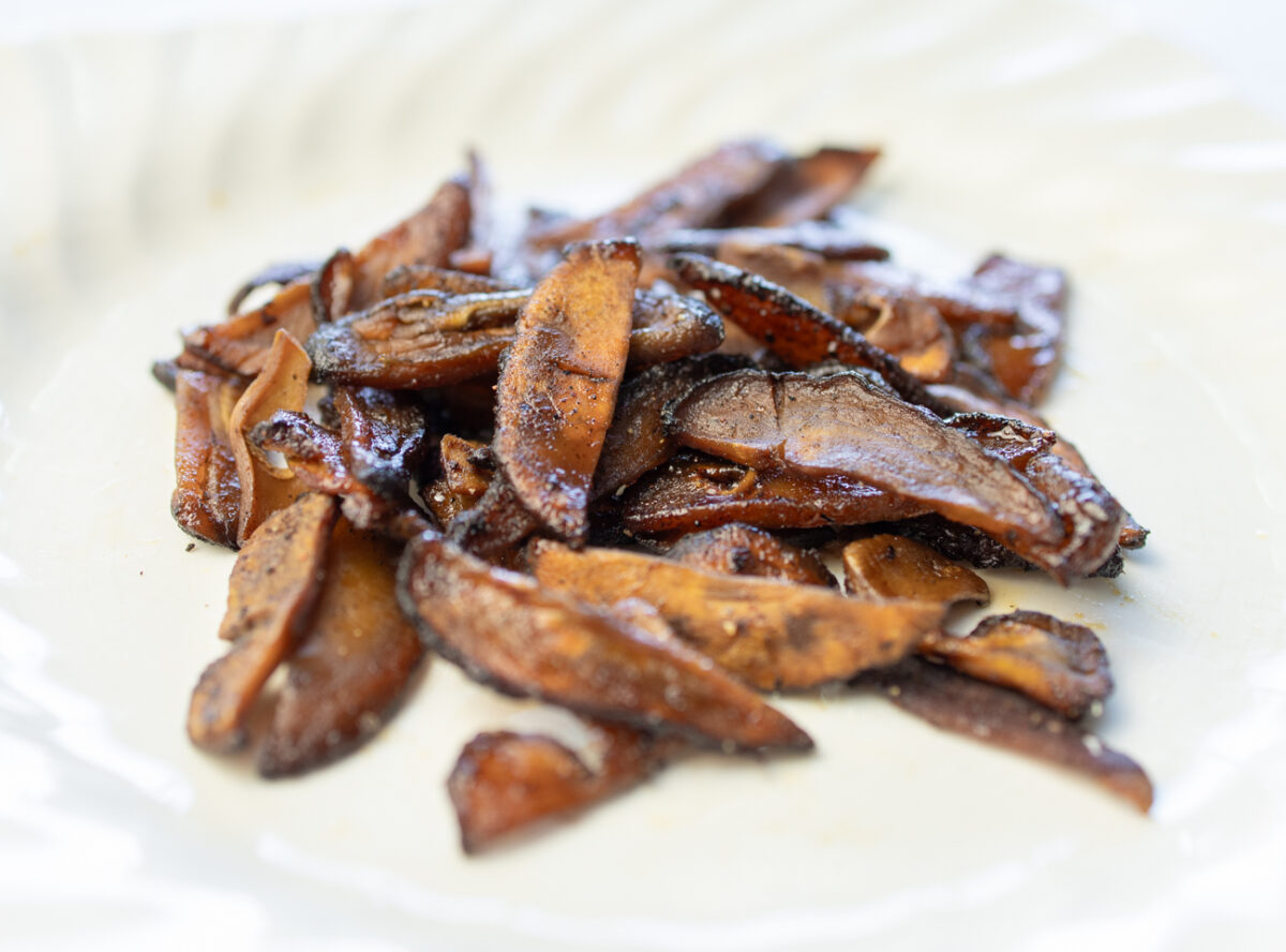 Karen’s Shiitake Mushroom “Bacon” VEGAN