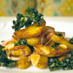 Fingerling Potatoes and Crispy Kale in Foil Packets
