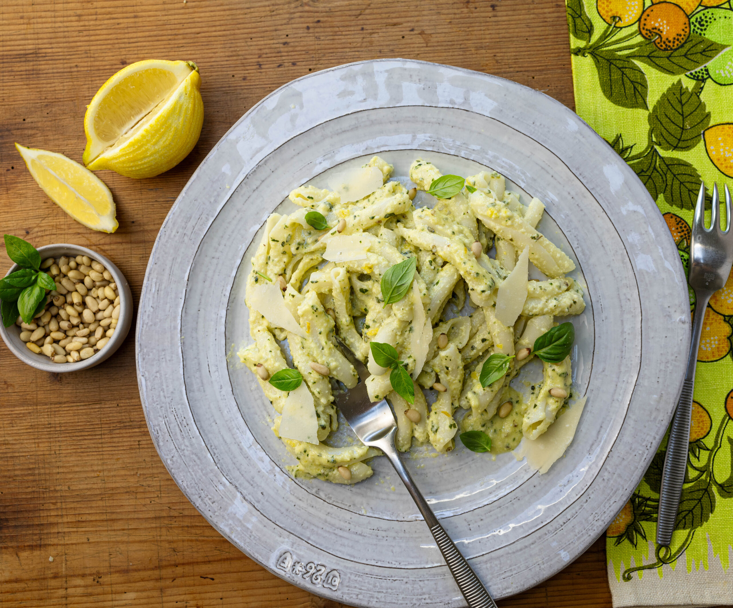 Karen's Zesty &amp; Creamy Lemon Pesto - A Zest for Life