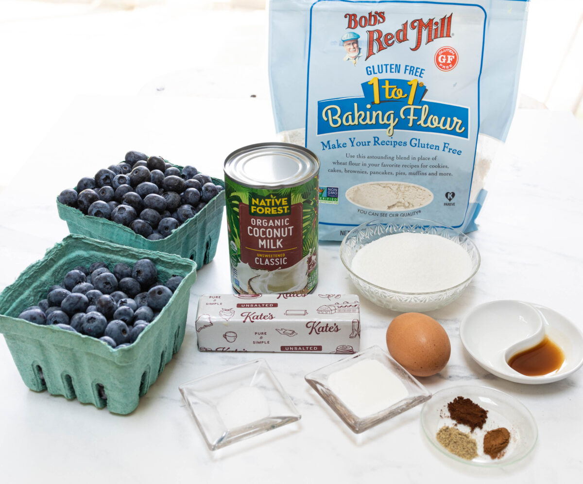 Ingredients for the Best Blueberry Buckle