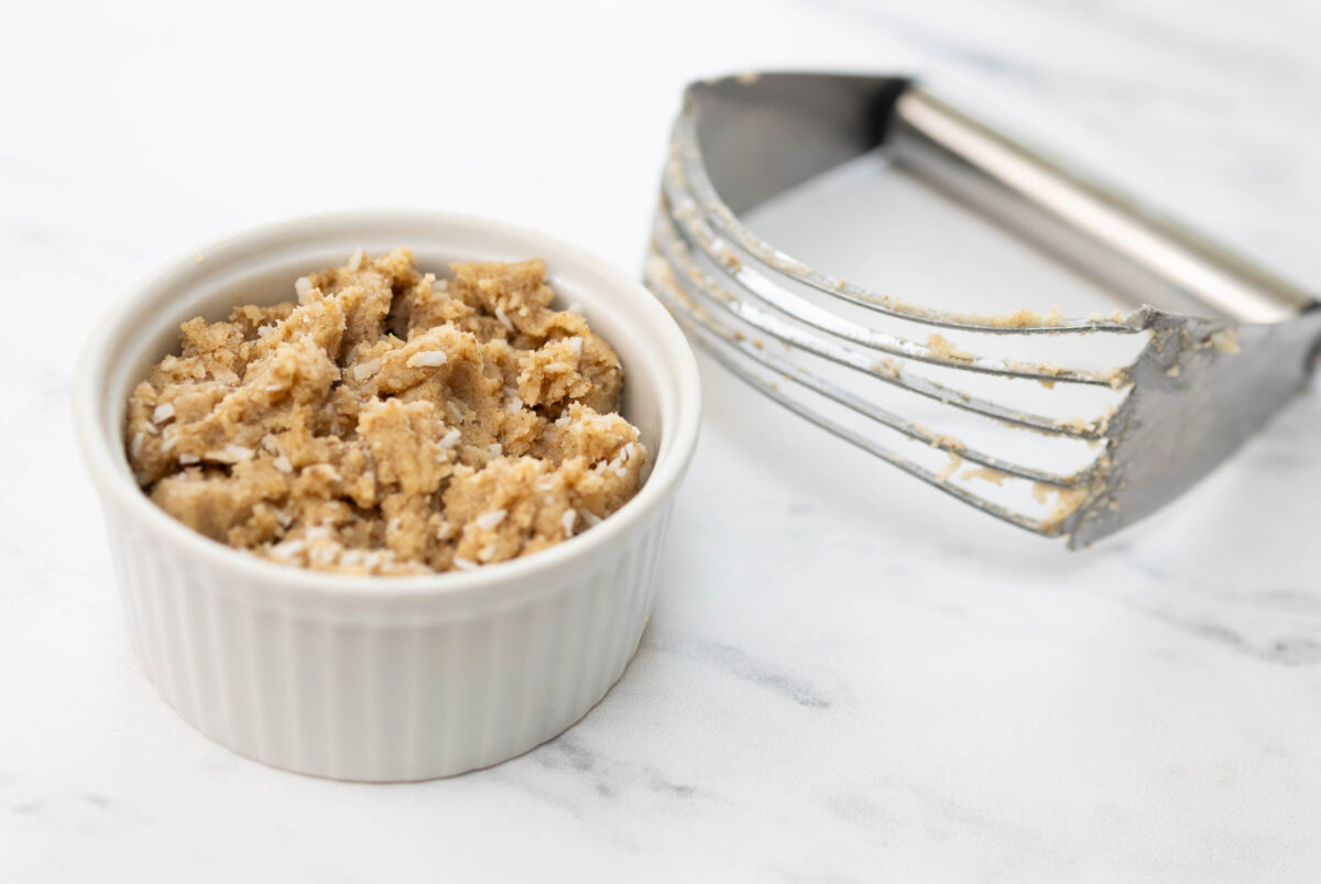 Coconut Streusel for topping the Blueberry Buckle