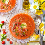 Karen's Quick Blender Heirloom Tomato Gazpacho