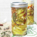 Fantastico Italian-Style Pickles with Herbs, Garlic and Sun-Dried Tomatoes