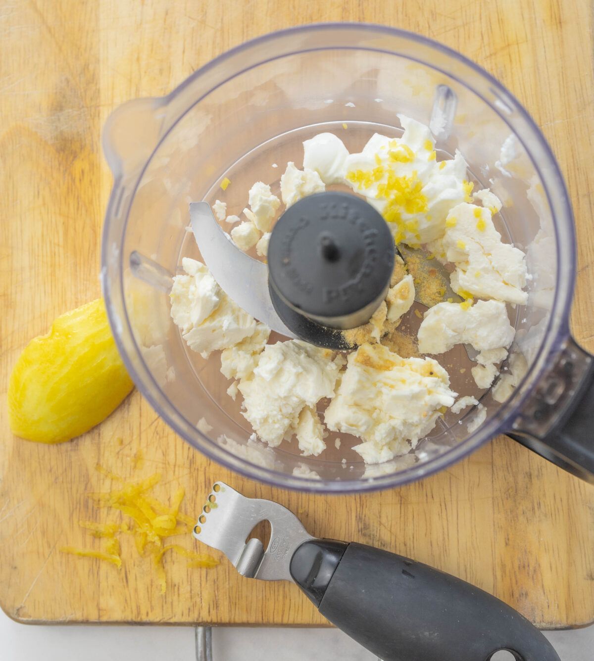 Whipped Lemon Feta Topping for Bruschetta