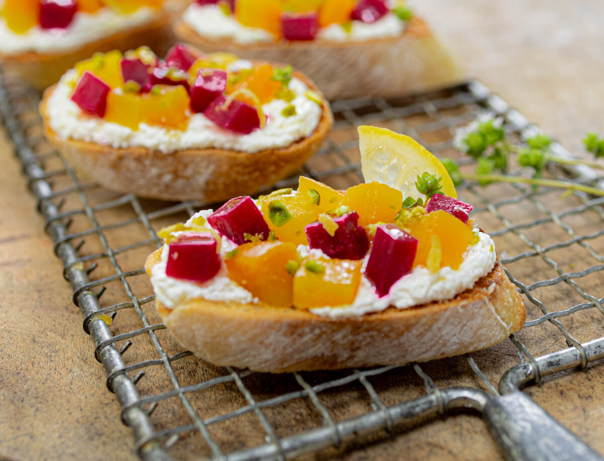 Roasted Beet and Whipped Lemon Feta