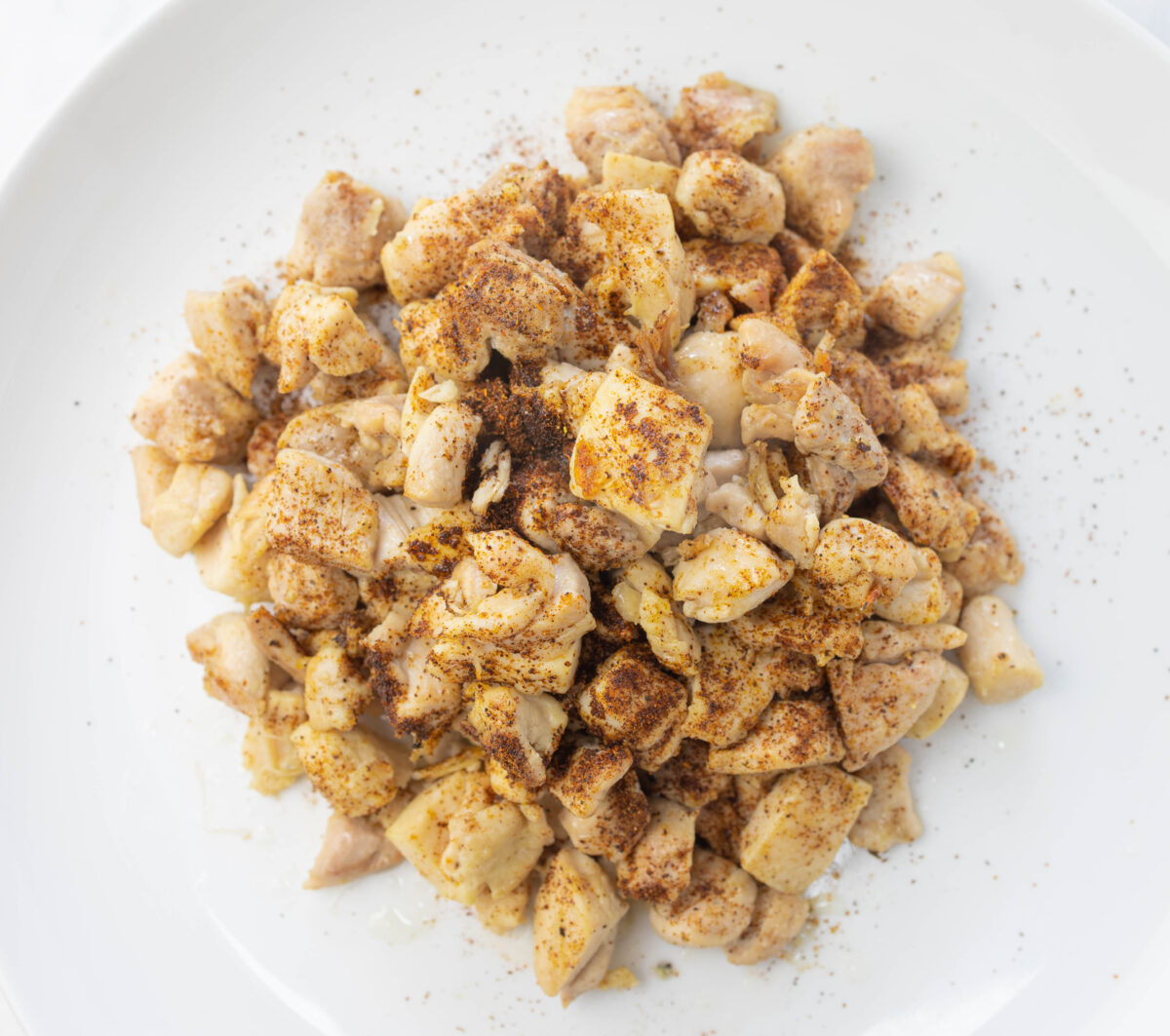 Saute Chicken for: Chicken & Winter Squash Chili Revamp