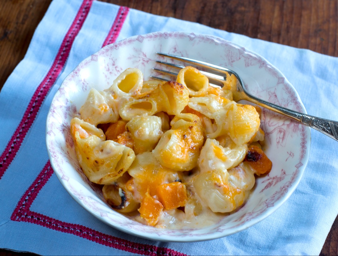 Karen’s Mac n Cheese with Butternut Squash and Apples